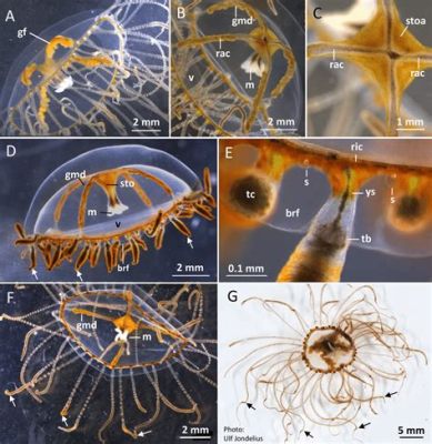  Gonionemus: Una Medusa de Agua Dulce que Se Desliza por el Fondo con Graciosa Inquietud